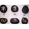 Hot Sale Engraved Natural Cobble Stones for Vases